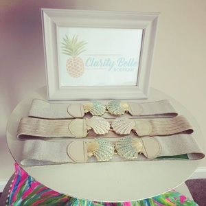 Lilly Pulitzer seashell belt